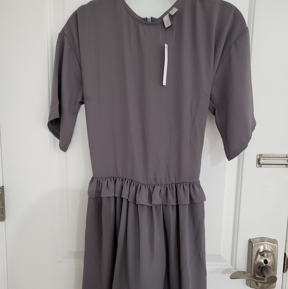 Asos: gray shift dress| ASOS PETITE | BMWT SIZE S